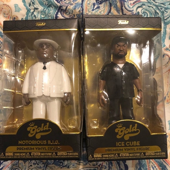 Funko Gold Notorious B.I.G Biggie Smalls Big Poppa and Ice Cube - Picture 1 of 4